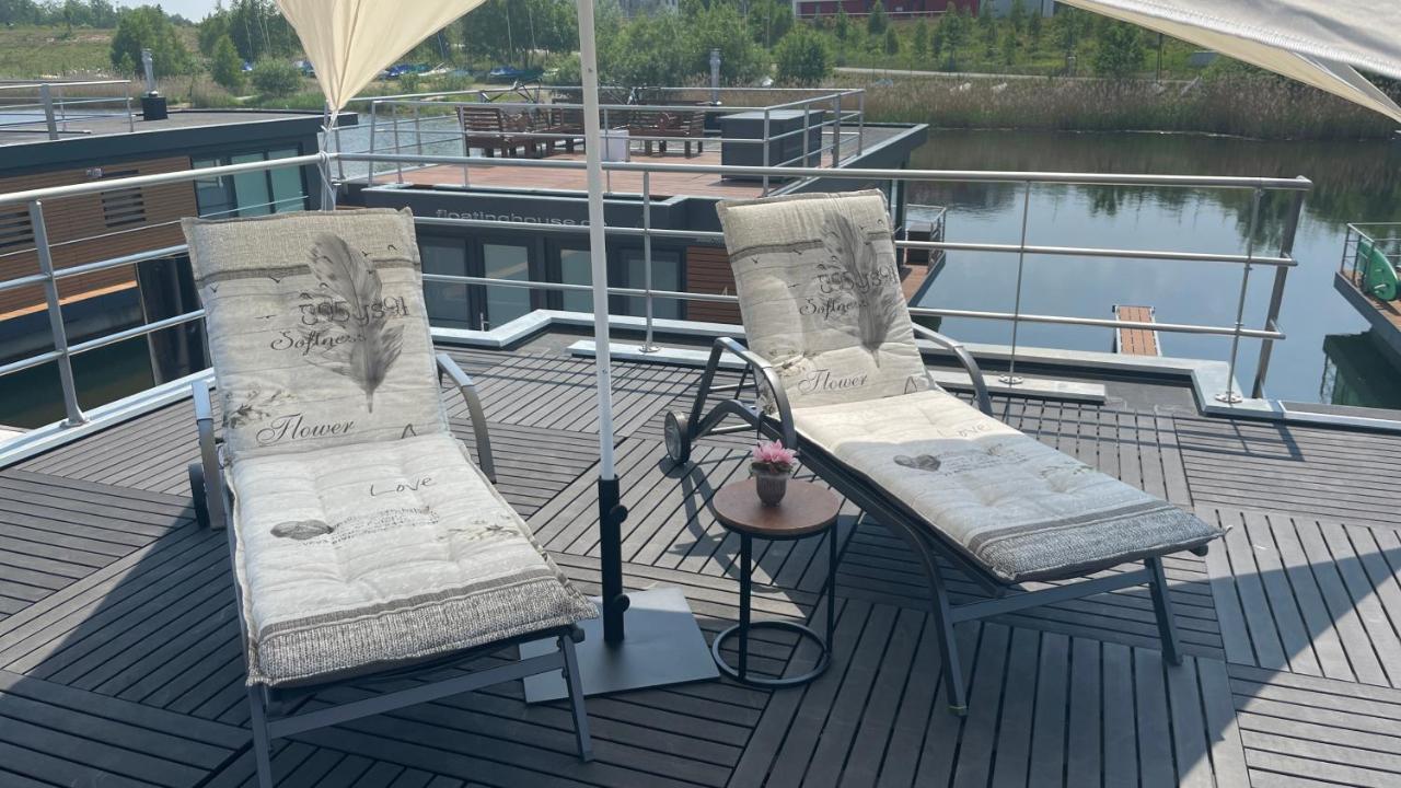 Hausboote Am Baerwalder See Traumhaus-Mieten Klitten Εξωτερικό φωτογραφία